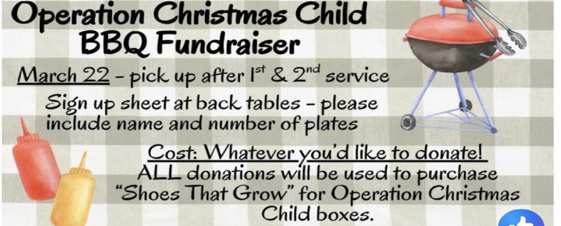Operation Christmas Child BBQ